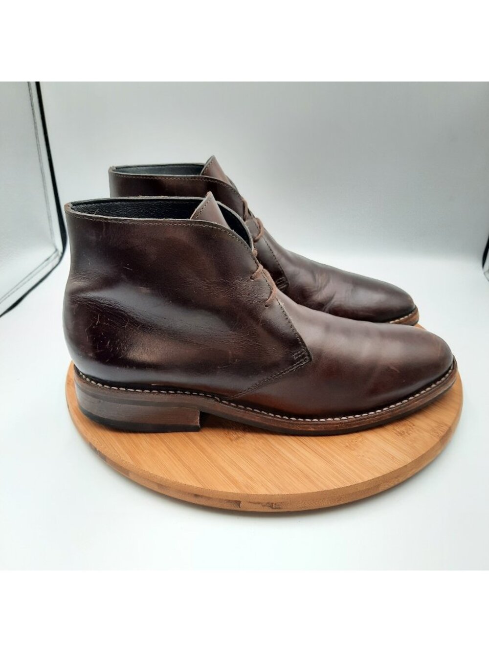 Thursday Boot Company Everyday Scout Chukka Boots Mens 9 Brown Leather Handmade